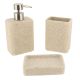 TENDANCE Posuda za sapun Sand effect 3x12x8cm, poliresin/bež - 64141104