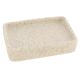 TENDANCE Posuda za sapun Sand effect 3x12x8cm, poliresin/bež - 64141104