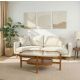 HANAH HOME Klub sto Godiva, braon - EP3058001