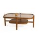 HANAH HOME Klub sto Godiva, braon - EP3058001