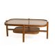 HANAH HOME Klub sto Godiva, braon - EP3058001