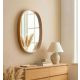HANAH HOME Ogledalo Cloudy 38, braon - EP3132532