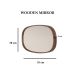 HANAH HOME Dekorativno ogledalo Cloudy 55, braon - EP3132550