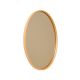HANAH HOME Dekorativno ogledalo Elips, svetlo braon - EP3132598