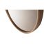 HANAH HOME Dekorativno ogledalo Elips, braon - EP3132583