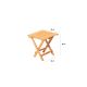 HANAH HOME Baštenski set sto i stolice My005, braon - 644MYD1137