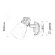 Rabalux Spot rasveta Gavin E14 1x MAX 40W brušeni hrom (6486) - 6486