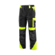 CANIS Radne pantalone do struka Sirius Brighton, crna/žuta - 64867