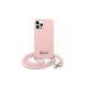 GUESS Futrola za iPhone 12/12 Pro pink Metal Logo Cord - GSM117990