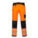 PORTWEST Radne pantalone HI-Vis PW303-PW3 rastegljive, narandžasta/crna - 57837
