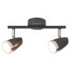 Rabalux Spot rasveta Karen LED 2x 4W antracit siva (6513) - 6513-1
