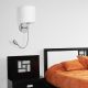 Rabalux Zidna lampa Larkin E27 1x MAX 40 + LED 3W hrom (6529) - 6529