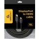 GEMBIRD Kabl CC-DP-HDMI-10M DisplayPort na HDMI digital interface, 10m - 47342