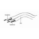 GEMBIRD Kabl CCAP-444-1M 3.5mm stereo plug to 3.5mm stereo plug audio, pozlaceni konektor, 1m - 47345