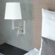Rabalux Zidna lampa Harvey E27 1x MAX 40 + LED 3W brušeni hrom (6539) - 6539-1