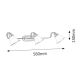 Rabalux Spot rasveta Grando E14 R50 3x MAX 40W bronzana (6547) - 6547