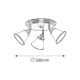 Rabalux Spot rasveta Grando E14 R50 3x MAX 40W bronzana (6548) - 6548