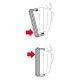 LAMPA ACCESSORIES Univerzalni unutrašnji retrovizor konvex 27X6.5cm - 65497-1