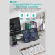 Tastatura Coteci Punk 84012 Wireless transparent plava - EP3055708