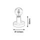 Rabalux Stona lampa Bowie E27 1x MAX 60W crna (6569) - 6569