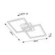 Rabalux Plafonjera Ashton LED 24W mat crno (6589) - 6589-1