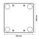 LAMPA ACCESSORIES Tabla za prevoz tereta sa reflektujućim katadiopterima 50X50cm - 66101