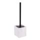 TENDANCE Četka za WC šolju sa držačem 37x10x10cm, poliresin/bela - 66120100