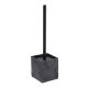 TENDANCE Četka za WC šolju sa držačem 37x10x10cm, poliresin/crna - 66120103