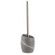 TENDANCE Četka za WC šolju sa držačem 36.6x10.2x9.7cm Stone effect, poliresin/siva - 66153180