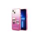 KARL LAGERFELD Futrola za iPhone 13 pink Karl & Choupette Head Gradient - GSM114867