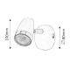 Rabalux Spot rasveta Karen LED 4W bela (6666) - 6666-1-1