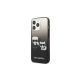 KARL LAGERFELD Futrola za iPhone 13 Pro, crna Karl & Choupette Head Gradient - GSM114872