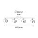 Rabalux Spot rasveta Karen LED 4x 4W bela (6669) - EP6669-1