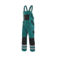 CANIS Radne pantalone na tregere Luxy Bright, zelena/crna - 66772