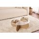NORDURE Klub sto Aeris, braon/providna - EP3003036