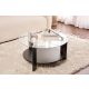 NORDURE Klub sto Clara, crna/providna - EP3003060