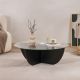 NORDURE Klub sto Liya, crna - EP3058033
