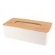TENDANCE Kutija za maramice 26,1X13,1X8,6 cm bambus bela - 6724210