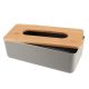 TENDANCE Kutija za maramice 26,1X13,1X8,6 cm bambus siva - 6724260