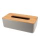 TENDANCE Kutija za maramice 26,1X13,1X8,6 cm bambus siva - 6724260