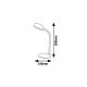 Rabalux Stona lampa Berry LED 45W ružičasto (6779) - 6779