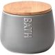 TENDANCE Kutija za vatu Dolomit bath 7,5x10 cm bambus, siva - 6782260