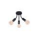 Rabalux Plafonjera Almus E27 3x MAX 60W crna (6808) - 6808