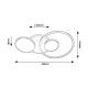 Rabalux Plafonjera Fulvia LED 50W brušeni hrom (6890) - 6890-1