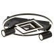 Rabalux Plafonjera Aztec LED 40W mat crno (6905) - 6905-1