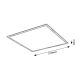 Rabalux Plafonjera Almond LED 40W bukva (6908) - 6908