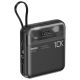 REMAX Power bank 10000mAh, RPP-602, 20W+QC 22.5W, sa 2 kabla - EP2676744