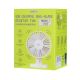 REMAX Ventilator F37 USB, Dual-Blade Desktop, bež - 6954851217602