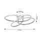 Rabalux Plafonjera Piero LED 30W hrom (6955) - 6955-1