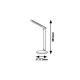 Rabalux Stona lampa Osias LED 9W bela (6979) - 6979